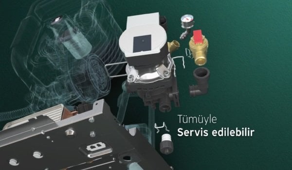 Vaillant ecoTEC Plus VUW 36CS/1-5 Yoğuşmalı  Kombi  33 Kw