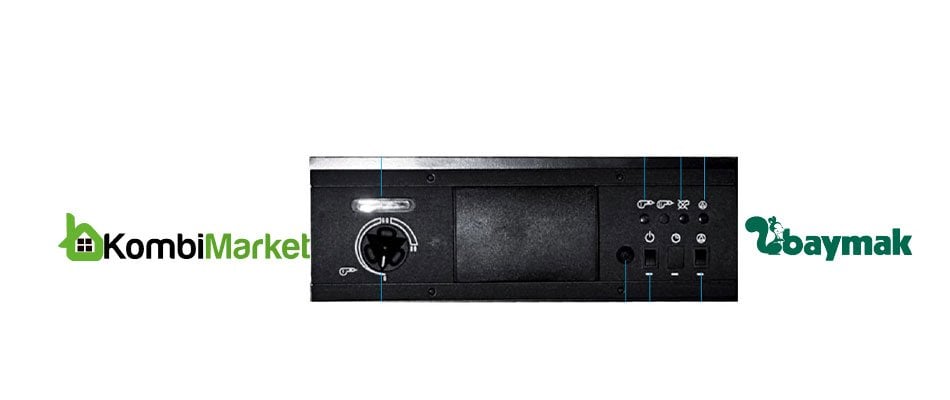 Baymak Tek Kademe Standart Kazan Kontrol Panosu