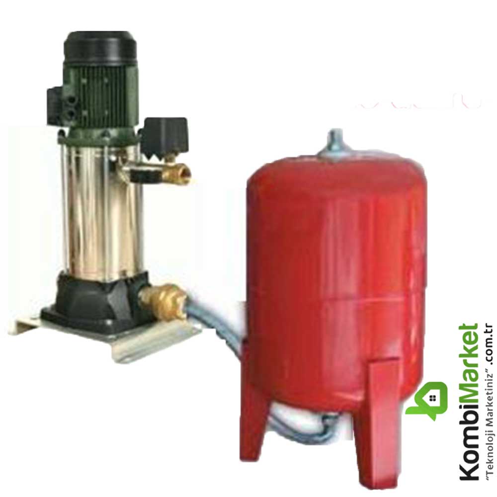 Baymak 1KVC 40/80 M Güç:1x1,36 HP 3.7-5 Atü Dikey Çok Kademeli Hidrofor