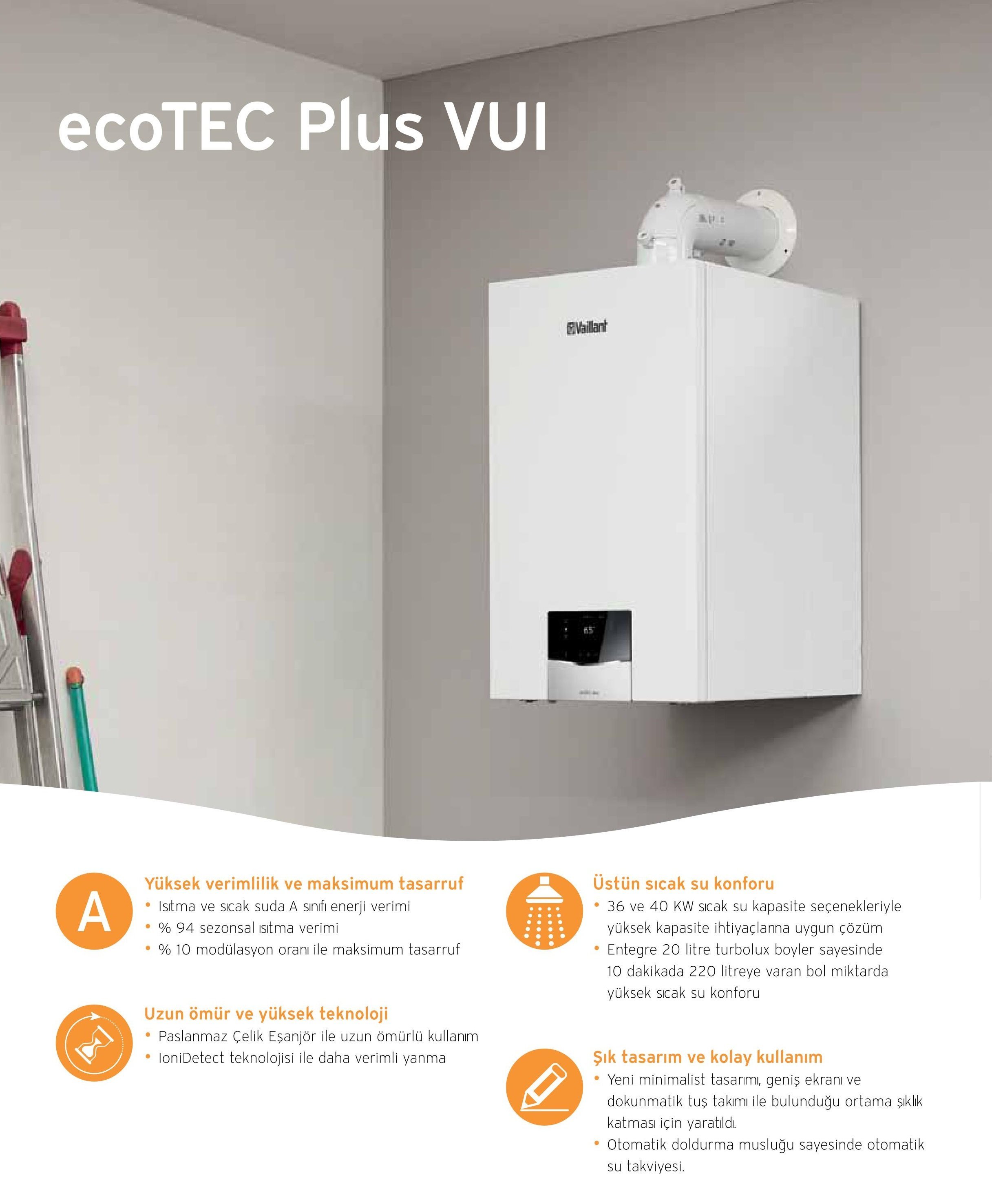 ECOTEC PLUS+ENTEGRE BOYLER