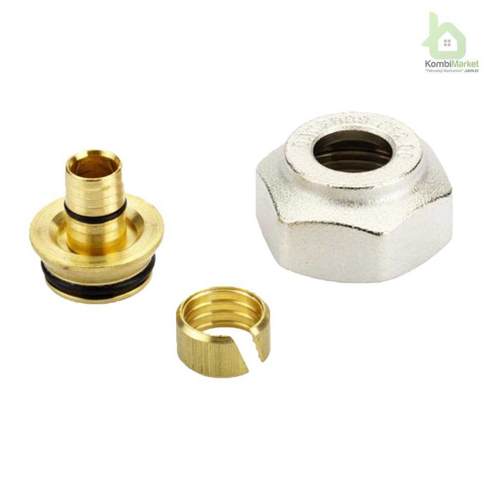 Danfoss Sol Radyatör Girişi Seti Ra-Urx+Rlv X+Rax Ral Inox