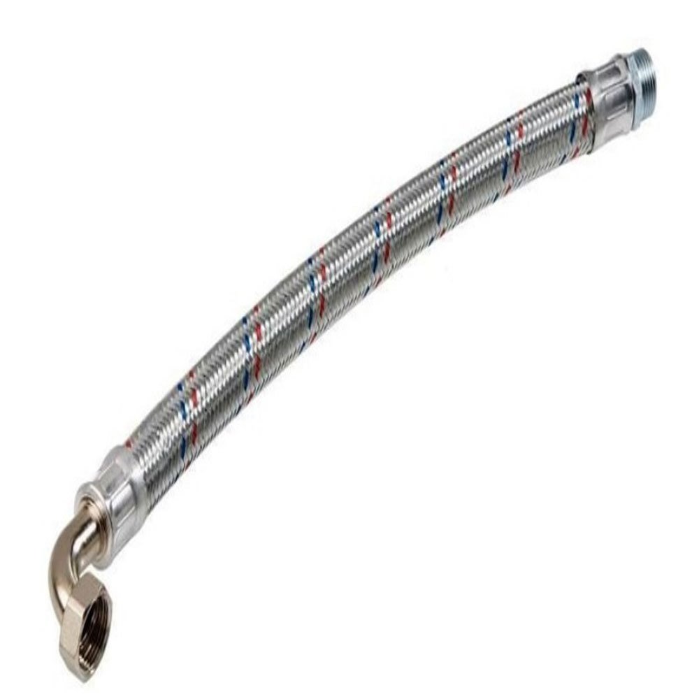 Primo 100 CM 11/4'' Dirsekli Paslanmaz Hidrofor Hortumu (10Bar)
