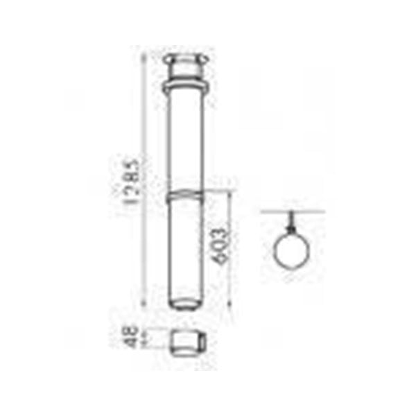 Vaillant Dikey Baca Hava Akım Boru Seti 60/100