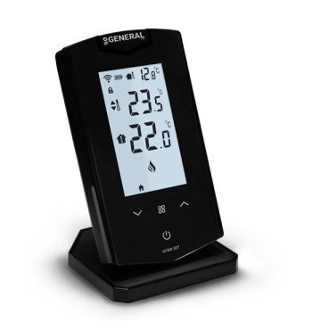 General HT500 SET Kablosuz Dijital Oda Termostatı (Siyah)
