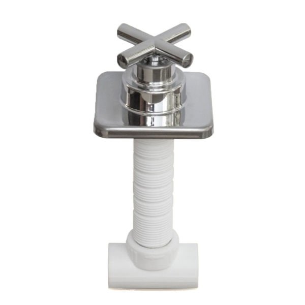 Kalde 25x1/2 Krom Volanlı Ankastre Vana