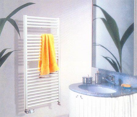 Toprak 5/12 Düz Beyaz Havlupan 500/1100 (Havlu Radyatör)