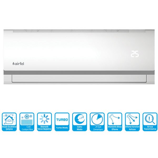 Airfel İnverter 12,000 Btu/h A++ Duvar Tipi  Klima
