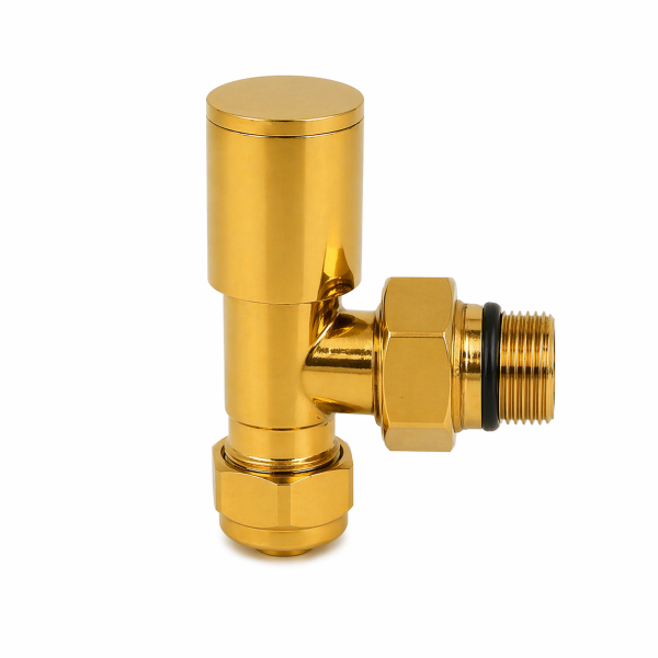 EDP Altın Boyalı PEX Köşe Radyatör Vanası 16x2