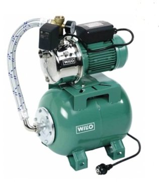 Wilo HWJ 50L 203M Yatay Tanklı Hidrofor Motor Gücü : 0,75 Kw