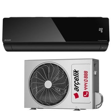 Arçelik 18560 MIRROR Prosmart Wifi  Black 18.000 Btu/h A++ Sınıfı R32 Inverter  Split Klima