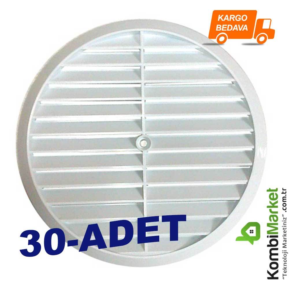 Cam Menfezi Plastik (Vidalı) (30 Adet)