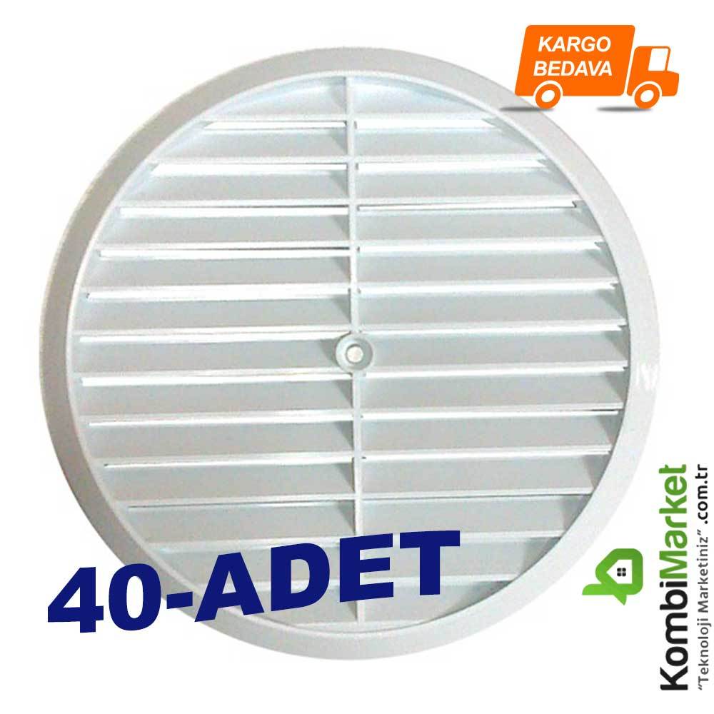 Cam Menfezi Plastik (Vidalı) (40 Adet)