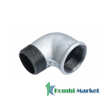 Galvaniz 11/2 Dn 40 Kuyruklu Dirsek 90