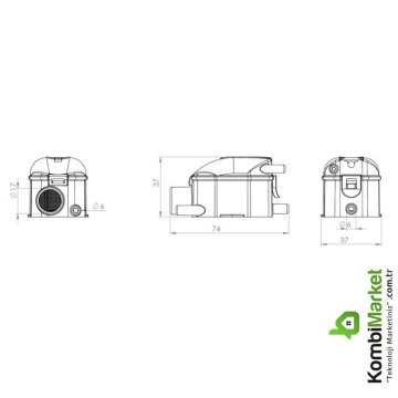Sanihydro Sanicondens Clim Mini Pompa (Klima için)