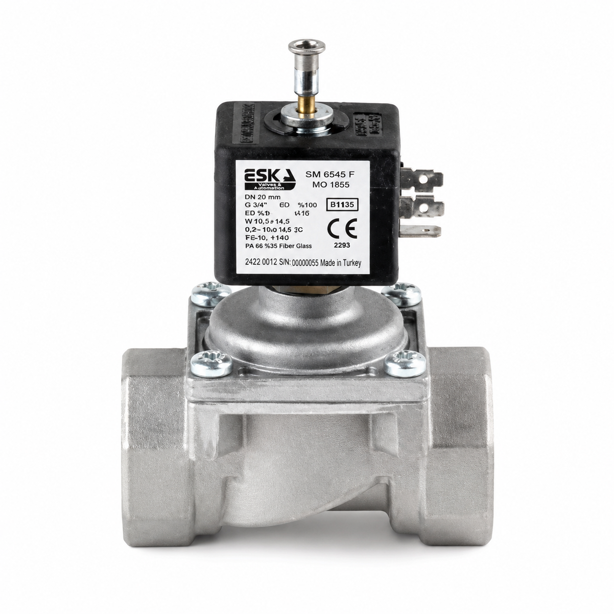 Eska 2'' Gaz Selenoid Vana 220V