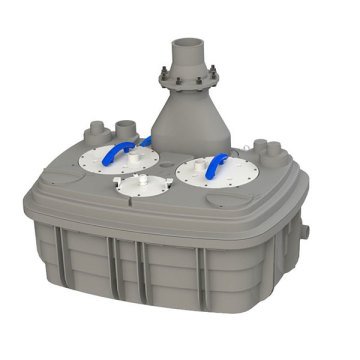 Sanihydro Sanıcubıc 2 VX Monofaze  IP68 Toplu kullanım için Çift motorlu atık su tahliye istasyonu