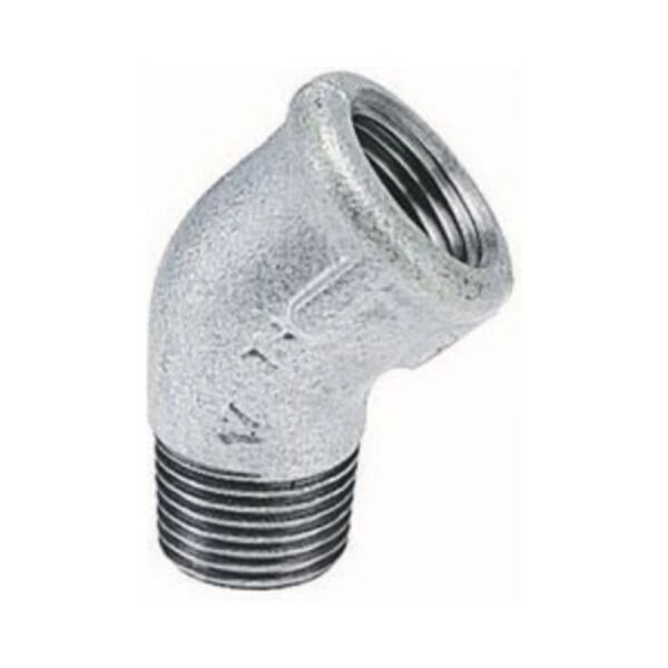 Galvaniz 11/2 Dn 40 Kuyruklu Dirsek 45 C