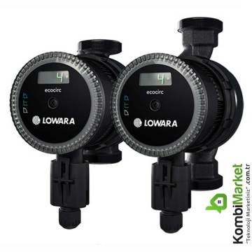 Lowara ecocirc Premıum 25-4/180  Frekans Kontrollü Islak Rotorlu Sirkülasyon Pompası Rp 1/2