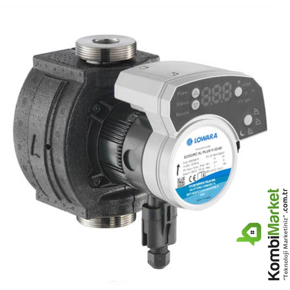 Lowara ecocirc XLplus 25-60  Frekans Kontrollü Islak Rotorlu Sirkülasyon Pompası G 11/2 Rp 1
