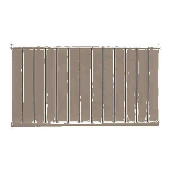 Notarad Vero 900X616 Alüminyum Radyatör 8 Dilim Sütlü Kahve