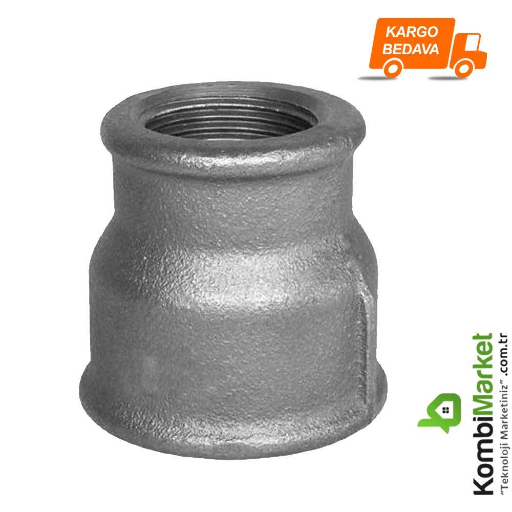 11/4'' x  3/4'' Siyah Manşon Redüksiyon Trakya Döküm