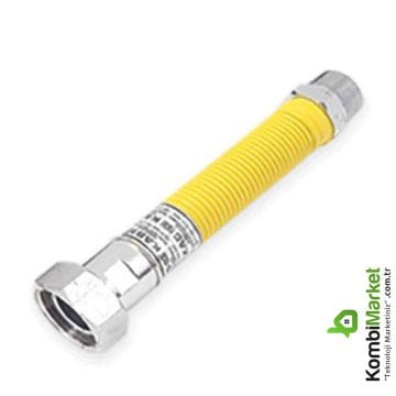 Kas Doğalgaz Sayaç Bağlantı Flexi Makaronlu 1''
