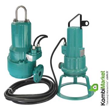 Wilo MTH 40 Parçalayıcı Bıçaklı Dalgıç Pompa Seyyar
