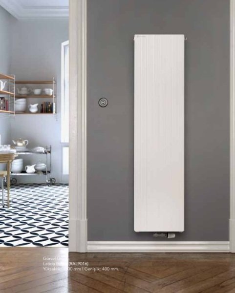Termoteknik Latida Dikey 1400x600 Dekoratif Panel Radyatör
