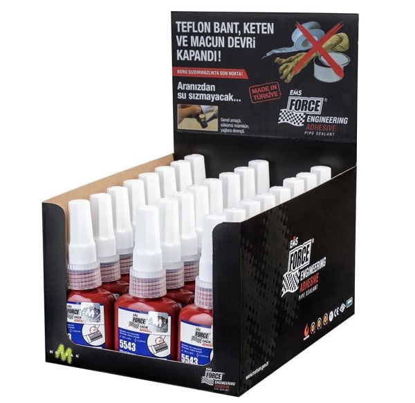 Force 5543 Boru Sızdırmazlık Elemanı 250 ML  (36 adet Paket) EMS