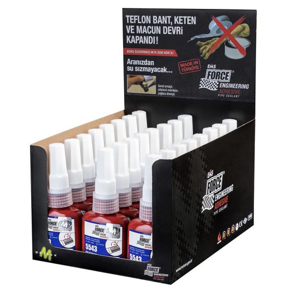 Force 5543 Boru Sızdırmazlık Elemanı 250 ML  (36 adet Paket) EMS