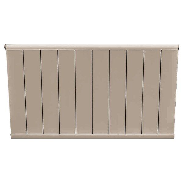 Notarad Evra 1100x700 Alüminyum Panel Radyatör Sütlü Kahve