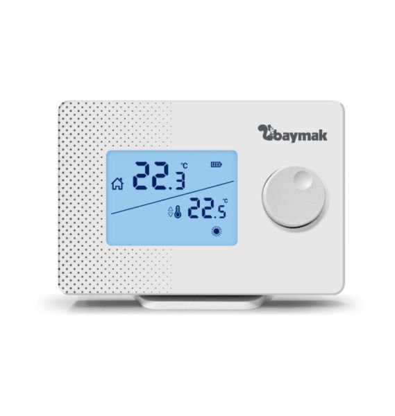 Baymak LOGI S Kablosuz Oda Termostatı | Kombi İçin Dijital Termostat