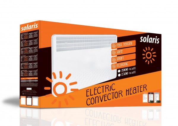 Solaris M10 Elektrikli Manuel Panel Konvektör 1000 watt Ayaklı