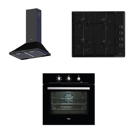 Teka Chef 3 Ankastre 3'lü Set (Ocak + Fırın + Davlumbaz)