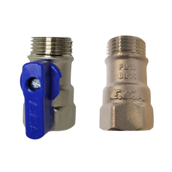 Eca Mini Küresel Vana 1/2'' - MAVİ