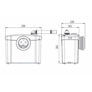 Sanihydro Saniflo WC Öğütücü