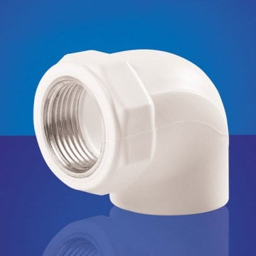 Dizayn 25x3/4'' İçten Dişli Dirsek Nikel