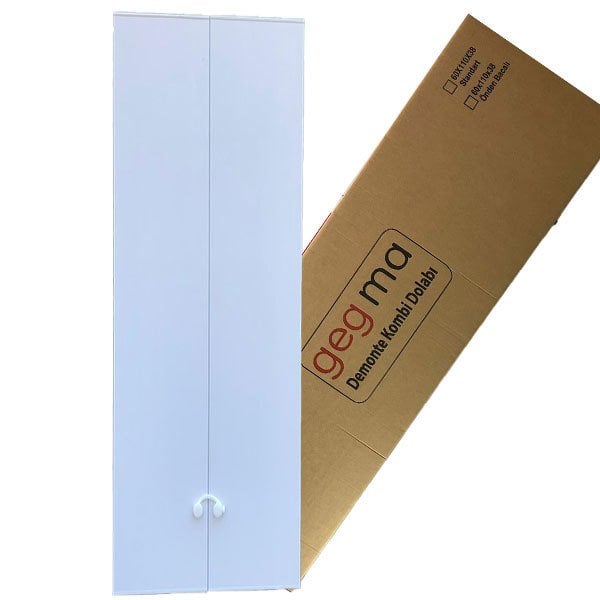 Gegma Tam Boy Demonte Kombi Dolabı 210'Luk Yandan Çıkışlı