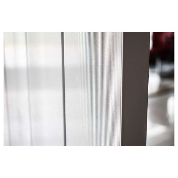 Notarad Evra 400x1400 Alüminyum Panel Radyatör Sütlü Kahve