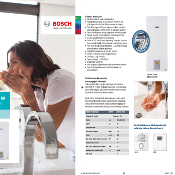 Bosch Condens 2500 W 24 Kw Yoğuşmalı Kombi