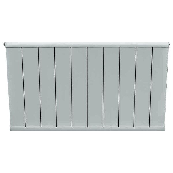 Notarad Evra 600x600 Alüminyum Panel Radyatör GRİ