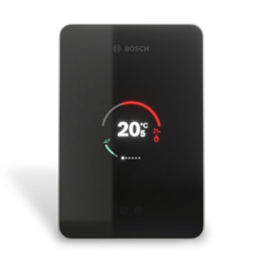 Bosch CT200 EasyControl Akıllı Modülasyonlu Oda Kumandası Siyah | Wi-Fi Akıllı Termostat