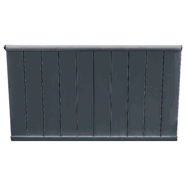 Notarad Evra 600x800 Alüminyum Panel Radyatör SİYAH