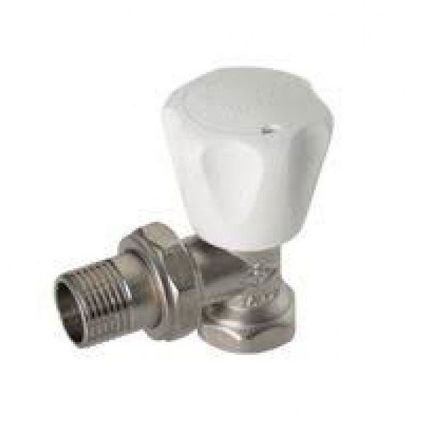 1/2'' Kalde Köşe Radyatör Vanası Büyük Kafa (Ağır Tip)