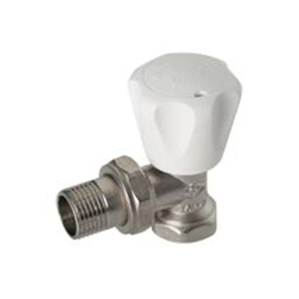 1/2'' Kalde Köşe Radyatör Vanası Büyük Kafa (Ağır Tip)