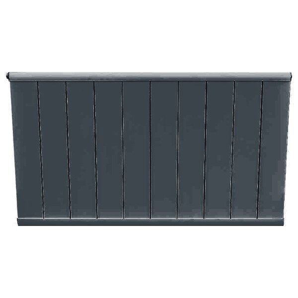 Notarad Evra 600x1400 Alüminyum Panel Radyatör SİYAH