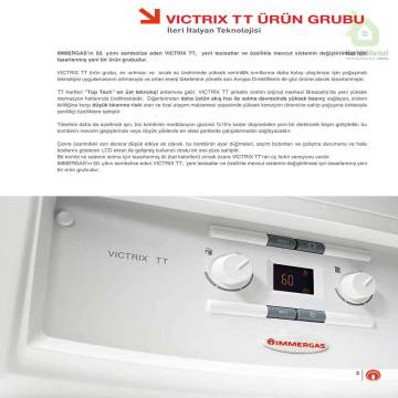 Immergas Victrix Tera 28  Yoğuşmalı Kombi (24.000 Kc/h)ERP