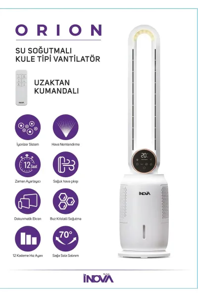 İnova Orıon Su soğutmalı Kule Tipi Vantilatör