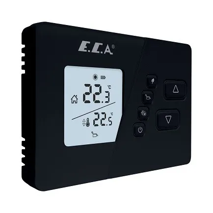 ECA Poly Comfort 200 B Kablosuz Dijital Oda Termostatı Siyah
