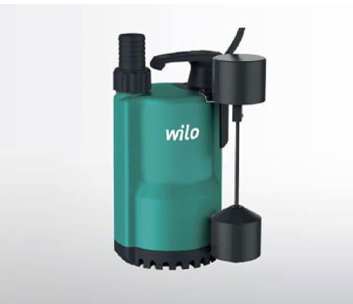 Wilo Initial Drain Compact 13.8 Dalgıç Pompa – Gizli Flatörlü Az Kirli Su Pompası 8 Metre